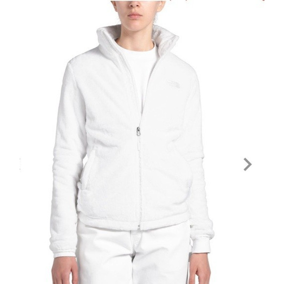 NWT The North Face Women’s Osito Fleece Jacket White Plush Full Zip 3X - Picture 1 of 4